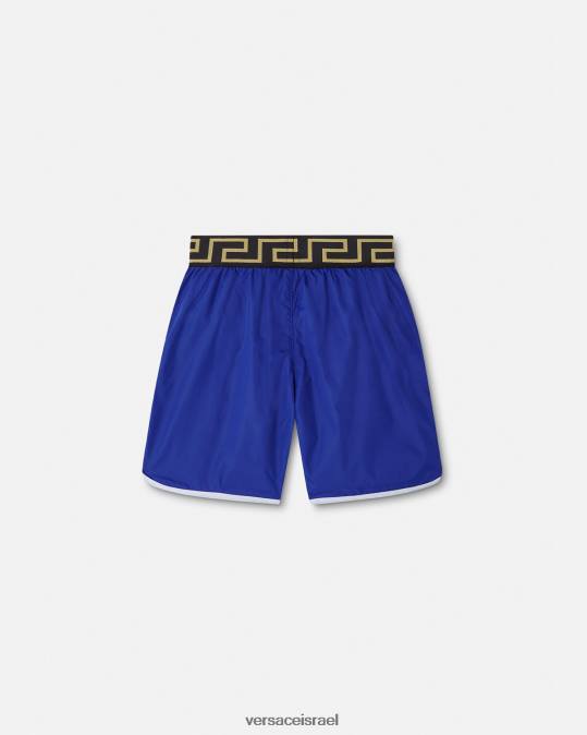 יְלָדִים Versace כְּחוֹל מכנסי ים קצרים של medusa greca הַלבָּשָׁה N8T22113