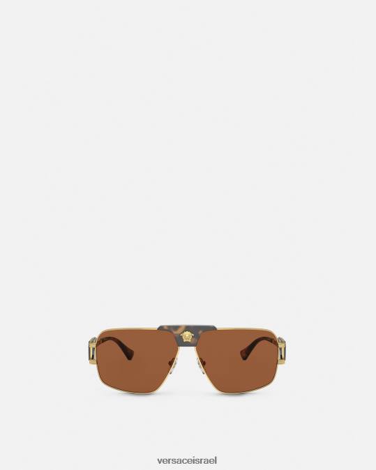 גברים Versace onul פרויקט מיוחד משקפי שמש בריבוע אביזרים N8T21673