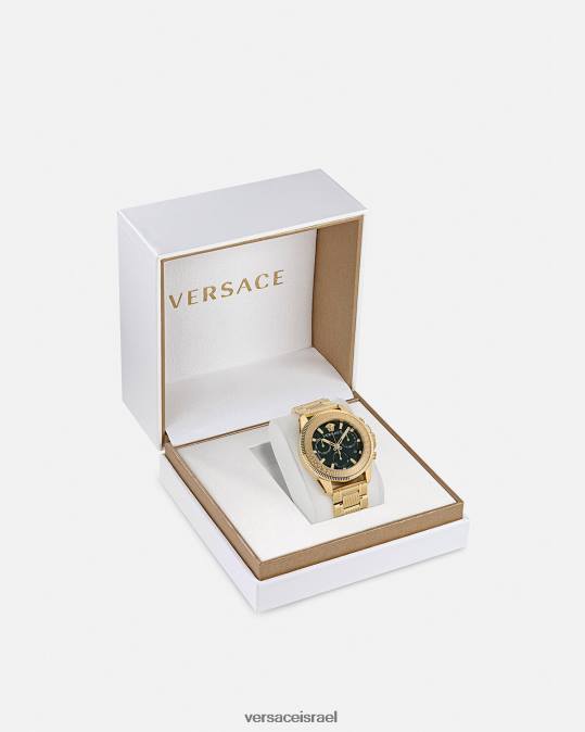גברים Versace pnul שעון גרקה אקשן כרונו אביזרים N8T21709