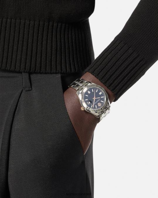 גברים Versace pnul שעון זמן גרקה אביזרים N8T21713