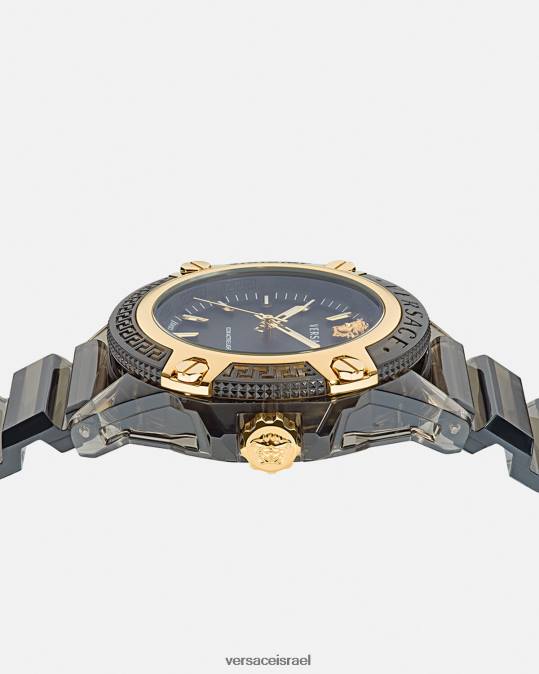 נשים Versace pnul סמל שעון אינדיגלו פעיל אביזרים N8T2940