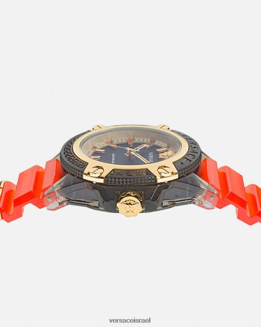 נשים Versace pnul סמל שעון אינדיגלו פעיל אביזרים N8T2941