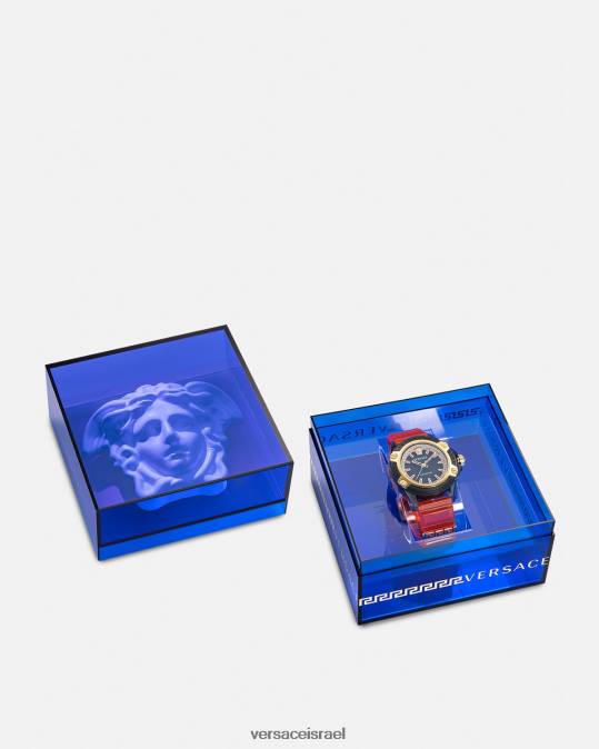 נשים Versace pnul סמל שעון אינדיגלו פעיל אביזרים N8T2941