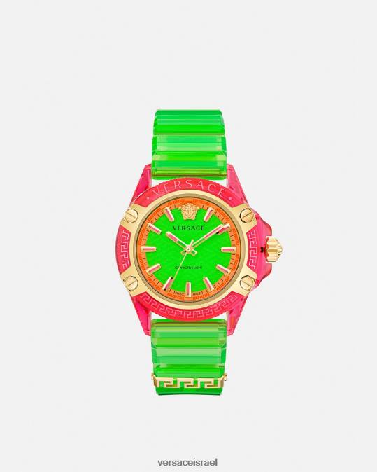 נשים Versace pnul סמל שעון אינדיגלו פעיל אביזרים N8T2943