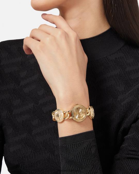נשים Versace pnul שעון סמל חתיך אביזרים N8T2954