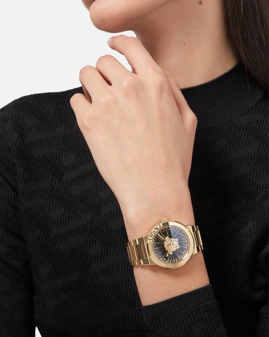 נשים Versace pnul שעון מדוזה אינסופי אביזרים N8T2955