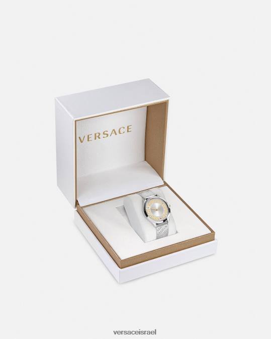 נשים Versace pnul שעון הילה לוגו אביזרים N8T2969