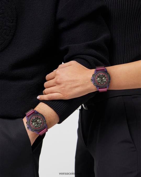 נשים Versace pnul סמל שעון פעיל אביזרים N8T2989