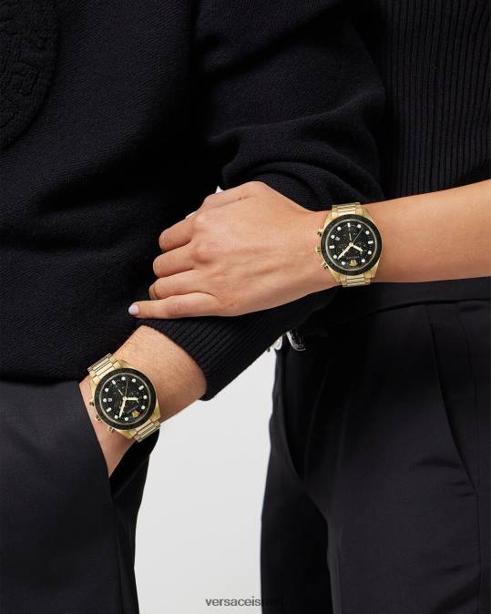 גברים Versace pnul שעון greca dome chrono אביזרים N8T21704