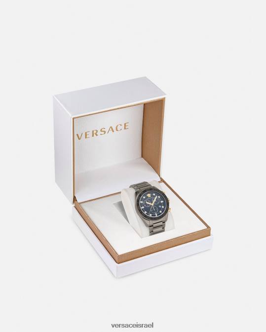 גברים Versace pnul שעון greca dome chrono אביזרים N8T21705