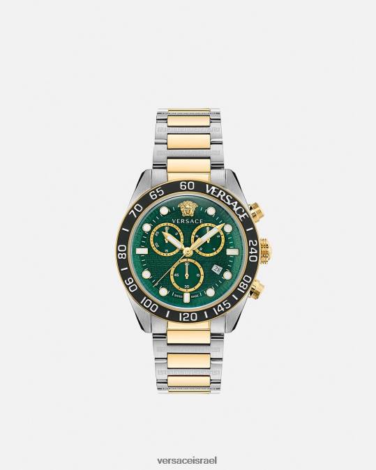 גברים Versace pnul שעון greca dome chrono אביזרים N8T21707
