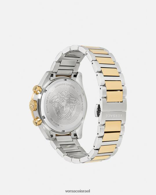 גברים Versace pnul שעון greca dome chrono אביזרים N8T21707