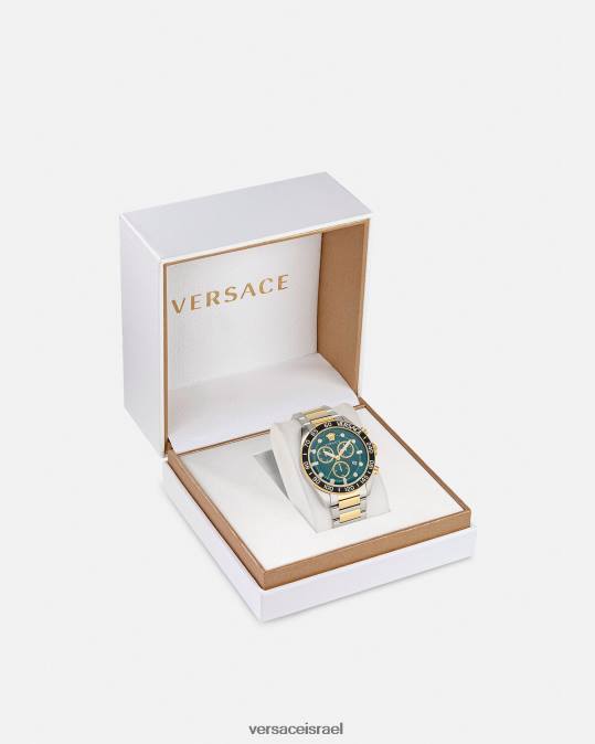 גברים Versace pnul שעון greca dome chrono אביזרים N8T21707