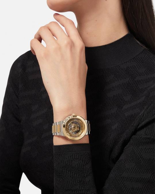 נשים Versace pnul שעון medusa infinite skeleton אביזרים N8T2975