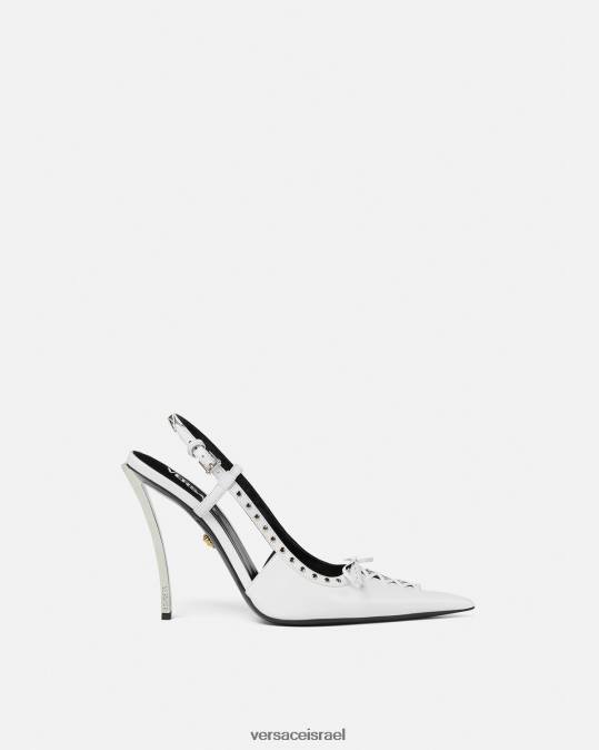 נשים Versace לבן משאבות slingback עם שרוכים נַעַל N8T2383