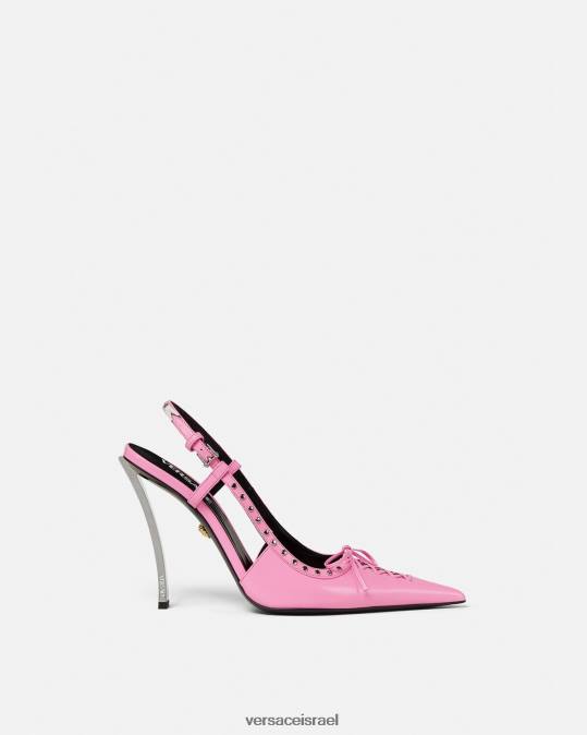 נשים Versace וָרוֹד משאבות slingback עם שרוכים נַעַל N8T2389