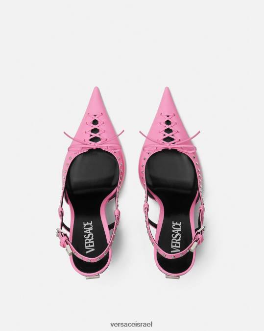 נשים Versace וָרוֹד משאבות slingback עם שרוכים נַעַל N8T2389