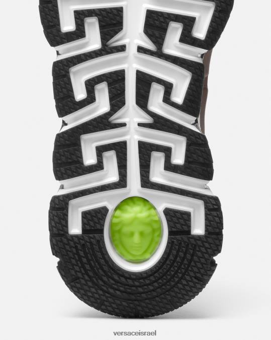 גברים Versace חום וזהב נעלי ספורט של trigreca נַעַל N8T21512