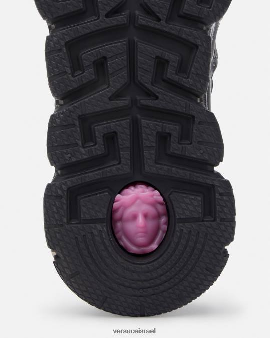 גברים Versace שָׁחוֹר נעלי ספורט של trigreca נַעַל N8T21529