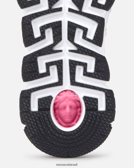 גברים Versace לבן נעלי ספורט של trigreca נַעַל N8T21530