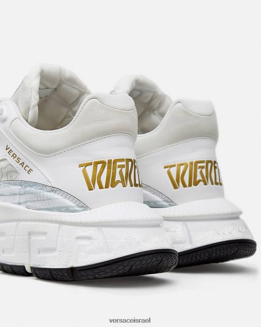 גברים Versace לבן נעלי ספורט של trigreca נַעַל N8T21530