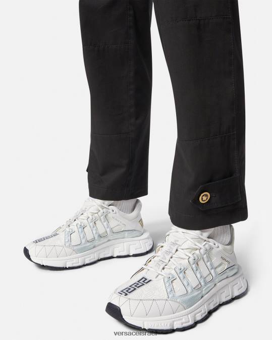 גברים Versace לבן נעלי ספורט של trigreca נַעַל N8T21530