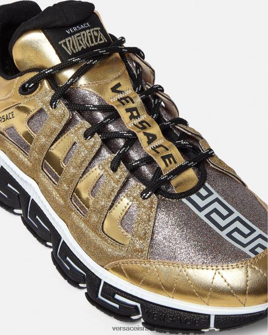 גברים Versace זהב נעלי ספורט של trigreca נַעַל N8T21531
