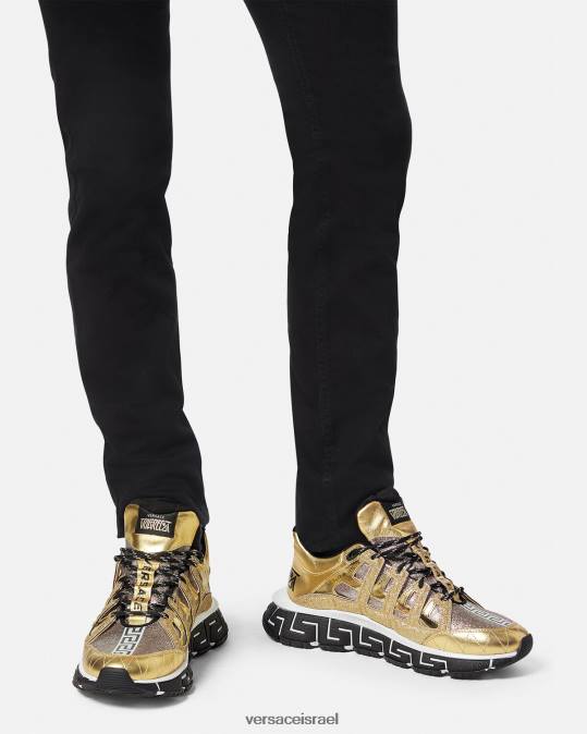 גברים Versace זהב נעלי ספורט של trigreca נַעַל N8T21531
