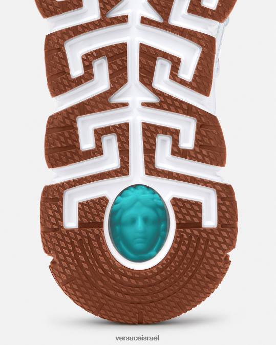 גברים Versace לבן נעלי ספורט של trigreca נַעַל N8T21532