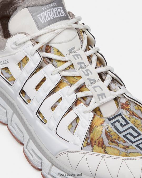 גברים Versace לבן נעלי ספורט של trigreca נַעַל N8T21532