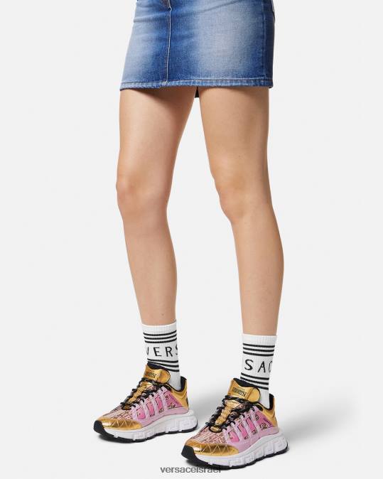 נשים Versace וָרוֹד נעלי ספורט של trigreca נַעַל N8T2500