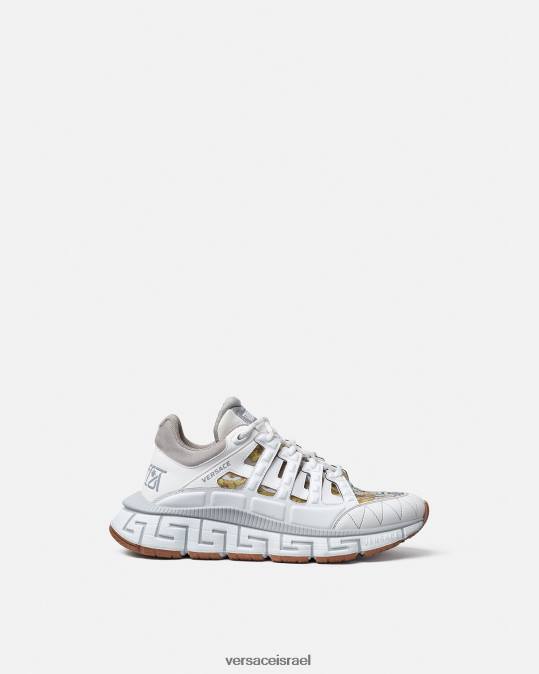 נשים Versace לבן נעלי ספורט של trigreca נַעַל N8T2508
