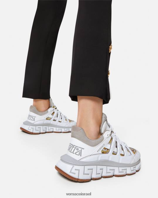 נשים Versace לבן נעלי ספורט של trigreca נַעַל N8T2508
