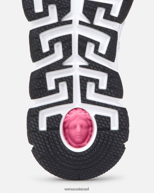 נשים Versace לבן נעלי ספורט של trigreca נַעַל N8T2509