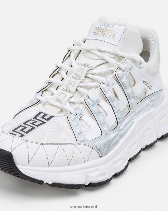 נשים Versace לבן נעלי ספורט של trigreca נַעַל N8T2509