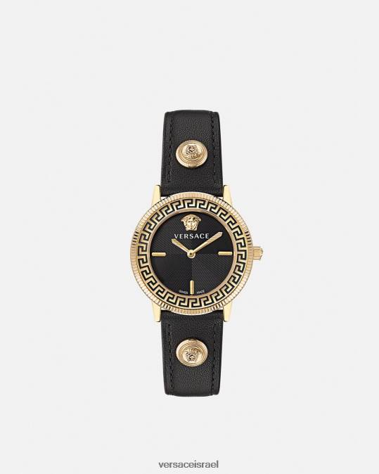 נשים Versace שָׁחוֹר שעון v-tribute אביזרים N8T2966