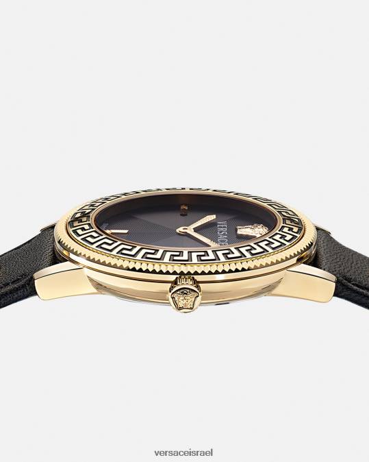 נשים Versace שָׁחוֹר שעון v-tribute אביזרים N8T2966