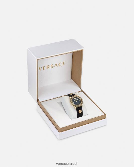 נשים Versace שָׁחוֹר שעון v-tribute אביזרים N8T2966
