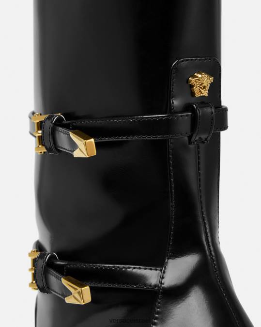 נשים Versace שָׁחוֹר מגפי פלטפורמה מחודדים של aevitas נַעַל N8T2418