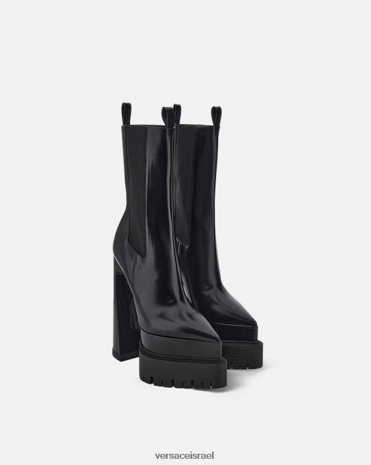 נשים Versace שָׁחוֹר מגפי פלטפורמה מחודדים של aevitas נַעַל N8T2419