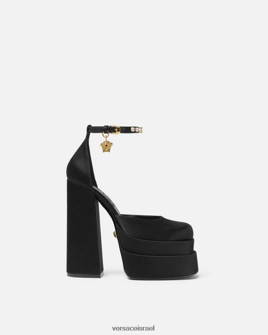 נשים Versace שָׁחוֹר משאבות פלטפורמת medusa aevitas נַעַל N8T2409