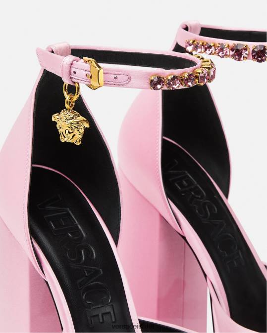 נשים Versace וָרוֹד משאבות פלטפורמת medusa aevitas נַעַל N8T2423