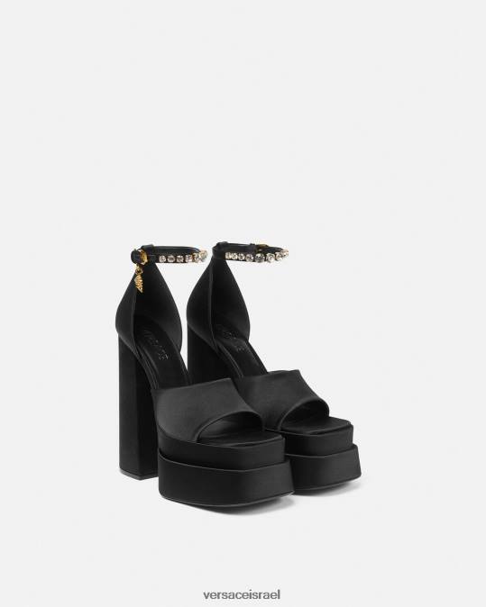 נשים Versace שָׁחוֹר סנדלי פלטפורמה של medusa aevitas נַעַל N8T2424