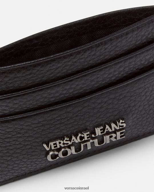 גברים Versace שָׁחוֹר בעל כרטיס לוגו אביזרים N8T22488