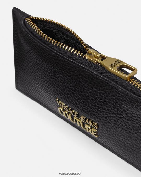 גברים Versace שָׁחוֹר בעל כרטיס לוגו אביזרים N8T22489