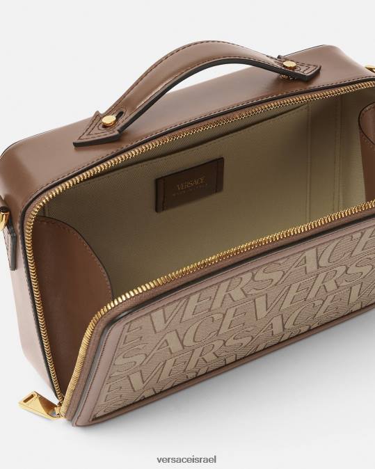 גברים Versace חום תיק מסנג'ר שלם תיקים N8T21497