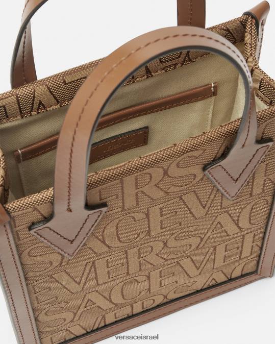 גברים Versace חום תיק קרוסבודי שלם תיקים N8T21498