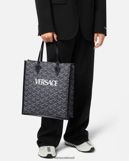 גברים Versace הדפס תיק תיק גבוה של la greca תיקים N8T21477